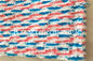 Red Blue White Color Yarn Dyed Microfiber Jacquard Pocket Shaped Mop Heads Mop Replacement Pads