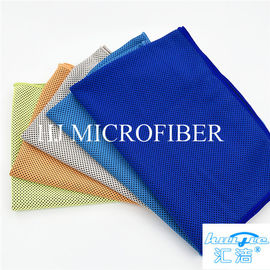 Factory Direct Microfiber Cleaning Cloth Blue Color Colorful Beach Square Towel 40*60cm