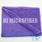 Purple piped weft knitted check 80% polyester and 20% polyamide kitchen cleaning towel