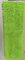 Microfiber 650gsm সবুজ ছোট শেনীল ভাঁজ 13 * 47cm অক্সফোর্ড পকেট ভেতরের মোপ প্যাড