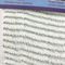 সাদা রঙের ডাব্লু আকারের মাইক্রোফাইবার ওয়েট এমওপ প্যাডগুলি হার্ড সিল্ক 480gsm ফ্যাব্রিক সহ