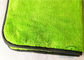 Green Color Microfiber Super Soft Super Absorbent 80% Polyester 20% Polyamide Car Cleaning Towels