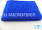 Microfiber Warp-Knitted Car Cleaning Cloth Red / Blue , Car Wash Microfiber Towels